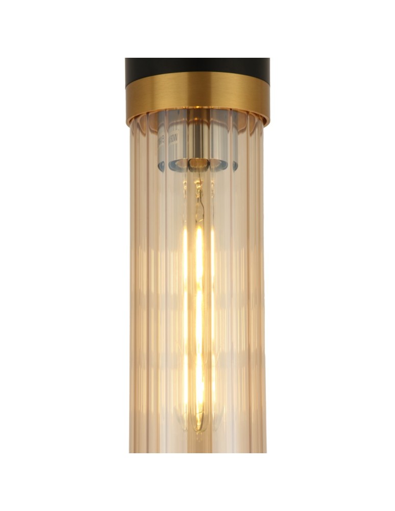 YASKR Lampa Wisząca Malika 1xE27 czarny PL0140-1  