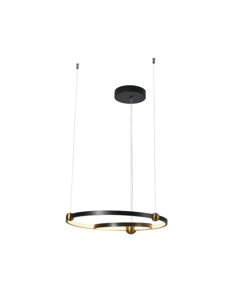 Pendant lamps circles - YASKR Kido S LED Pendant Lamp black PL0138   - product kolory-swiatla.pl 1