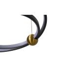 Pendant lamps circles - YASKR Kido S LED Pendant Lamp black PL0138   - product 4