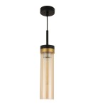 Single pendant lamps - YASKR Malika Pendant Lamp 1xE27 black PL0140-1   - product 3