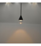 Single pendant lamps - YASKR Nata Pendant Lamp 1xLED black PL0104-BK   - product 5