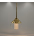 Single pendant lamps - YASKR Suza 1xLED gold pendant lamp PL0103-GD   - product 5