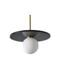 Pendant lamps - YASKR Bilo III Pendant Lamp 1xG9 black PL0136-BK   - product 3