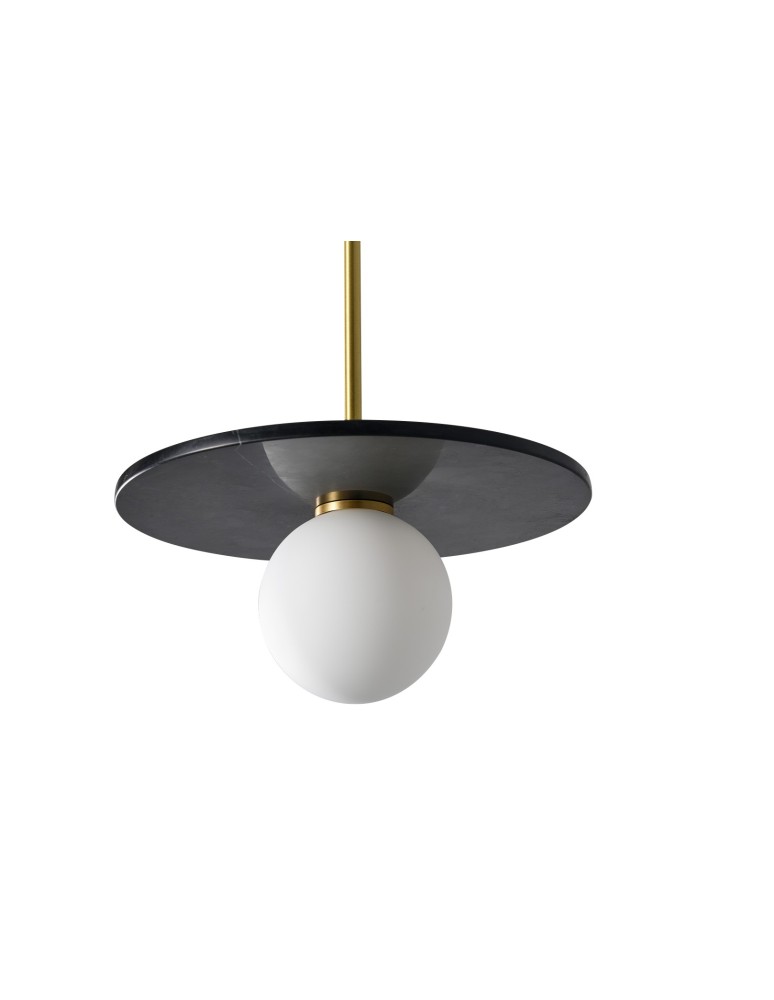 Pendant lamps - YASKR Bilo III Pendant Lamp 1xG9 black PL0136-BK   - product kolory-swiatla.pl 3