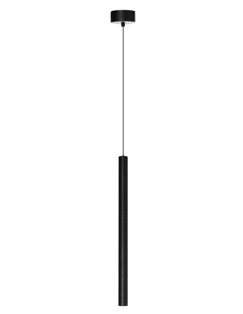 Pendant tube lamps - Azzardo Pendant VERNO 1 55 4000K BK Black Matte 1xLED Tubes AZ6309 - product kolory-swiatla.pl 1