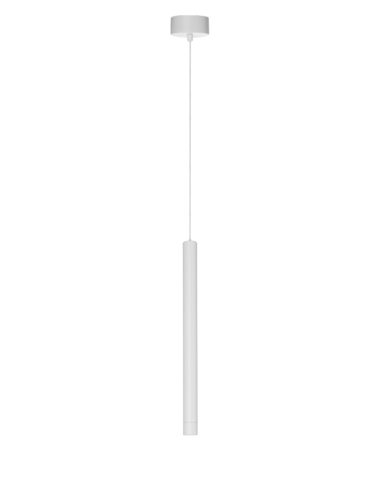 Pendant tube lamps - Azzardo Pendant VERNO 1 40 3000K WH White 1xLED Tubes AZ6262 - product kolory-swiatla.pl 1