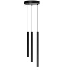 Pendant tube lamps - Azzardo Pendant VERNO 3 3000K BK Black Matte 3xLED Tubes AZ6312 - product 1