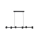 Pendant lamps - YASKR Noe Long Pendant Lamp 6xGU10 black PL0111-BK   - product 1