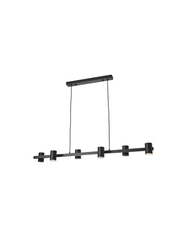 YASKR Lampa Wisząca Noe Long 6xGU10 czarna PL0111-BK   - produkt 2