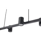 Pendant lamps - YASKR Noe Long Pendant Lamp 6xGU10 black PL0111-BK   - product 3