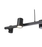 Pendant lamps - YASKR Noe Long Pendant Lamp 6xGU10 black PL0111-BK   - product 4