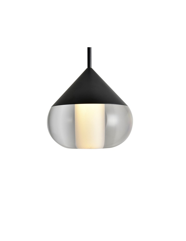 Single pendant lamps - YASKR Suza Pendant Lamp 1xLED black PL0103-BK   - product kolory-swiatla.pl 7