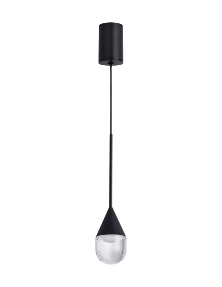Single pendant lamps - YASKR Nata Pendant Lamp 1xLED black PL0104-BK   - product kolory-swiatla.pl 2