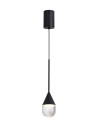 YASKR Lampa Wisząca Nata 1xLED czarna PL0104-BK  