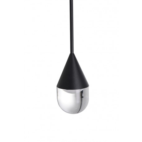 YASKR Lampa Wisząca Nata 1xLED czarna PL0104-BK 