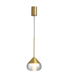 Single pendant lamps - YASKR Suza 1xLED gold pendant lamp PL0103-GD   - product 1
