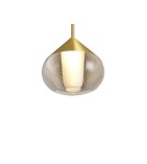 Single pendant lamps - YASKR Suza 1xLED gold pendant lamp PL0103-GD   - product 3