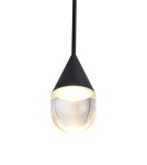 Single pendant lamps - YASKR Nata Pendant Lamp 1xLED black PL0104-BK   - product 9