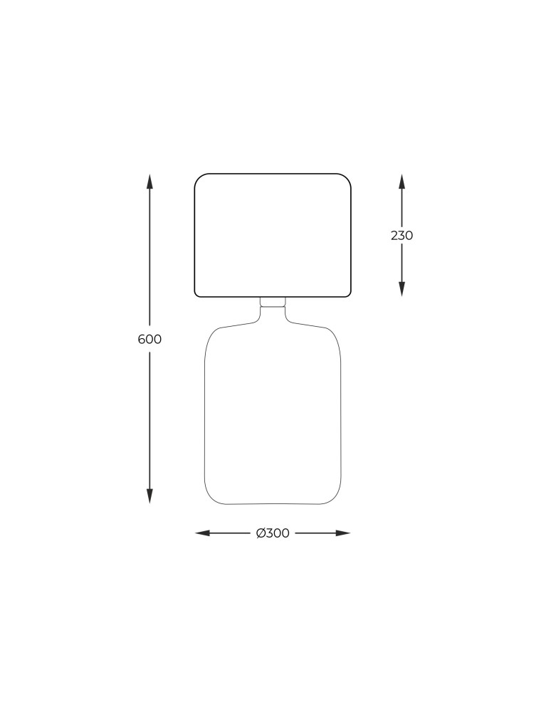 Table lamps with lampshade - Zuma Line AMARSA table transparent base lampshade black 1xE27 5507BK - product kolory-swiatla.pl 4