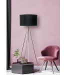 Tripod floor lamps - Zuma Line INGA 1xE27 black/gold floor lamp H06-GD-BK - product 3