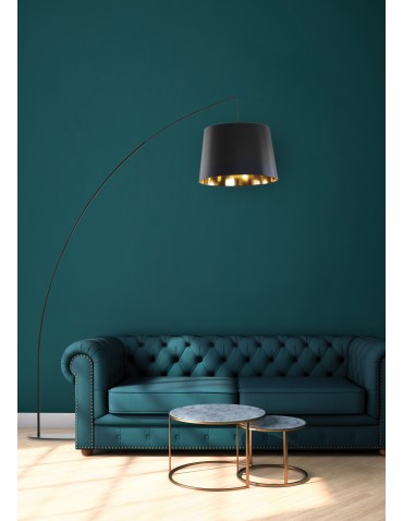 Zuma Line Mangri Lampa Podłogowa Czarny / Złoty 3066 - produkt 2