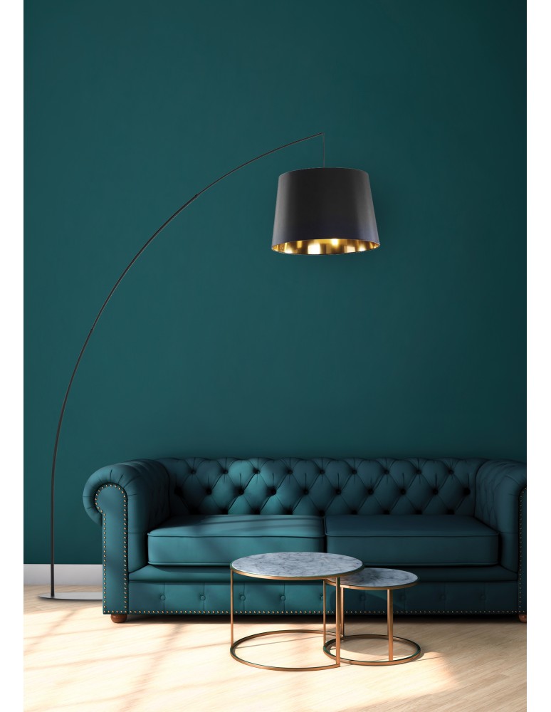 Broken floor lamps - Zuma Line Mangri Floor Lamp Black / Gold 3066 - product kolory-swiatla.pl 2