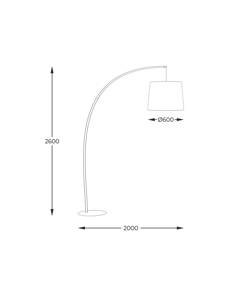 Broken floor lamps - Zuma Line Mangri Floor Lamp White Black / White 3060 - product kolory-swiatla.pl 3