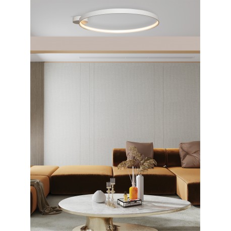 Zuma Line Circle Lampa Sufitowa LA0771 Biały mat