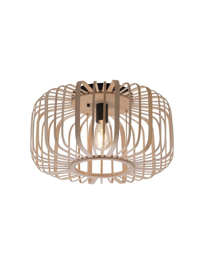 Ceiling lamps - Paul Neuhaus Racoon Ceiling Lamp Natural Wood 11413-79 - product kolory-swiatla.pl 2