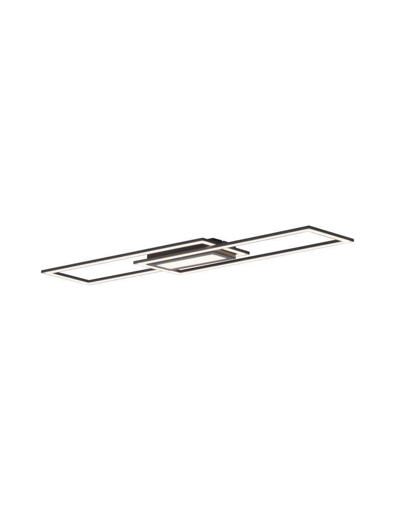 Ceiling lamps - Leuchten Direkt Asmin Elongated Ceiling 100cm 3 Lighting Modes Adjustable Plain Wall Switch Black 14694-18 - product kolory-swiatla.pl 2