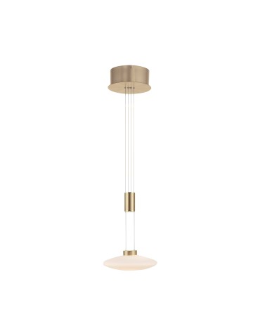 Paul Neuhaus Lautada Pendant Adjustable Height 120-200cm Fluid Dimmable Ordinary Switch Brass Mat 2080-60 - product 2