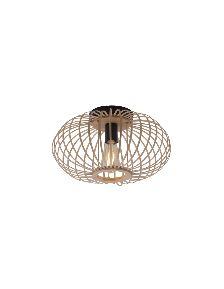 Ceiling lamps - Paul Neuhaus Racoon Ceiling Lamp Natural Wood 11410-79 - product kolory-swiatla.pl 2