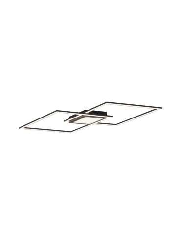 Leuchten Direkt Asmin Ceiling Spread 3 Light Modes Adjustable Plain Wall Switch Black 14695-18 - product 2