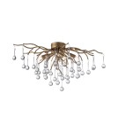 Designer ceiling lamps - Paul Neuhaus Icicle Ceiling Reflector Lamp Old Brass 8090-11 - product 2
