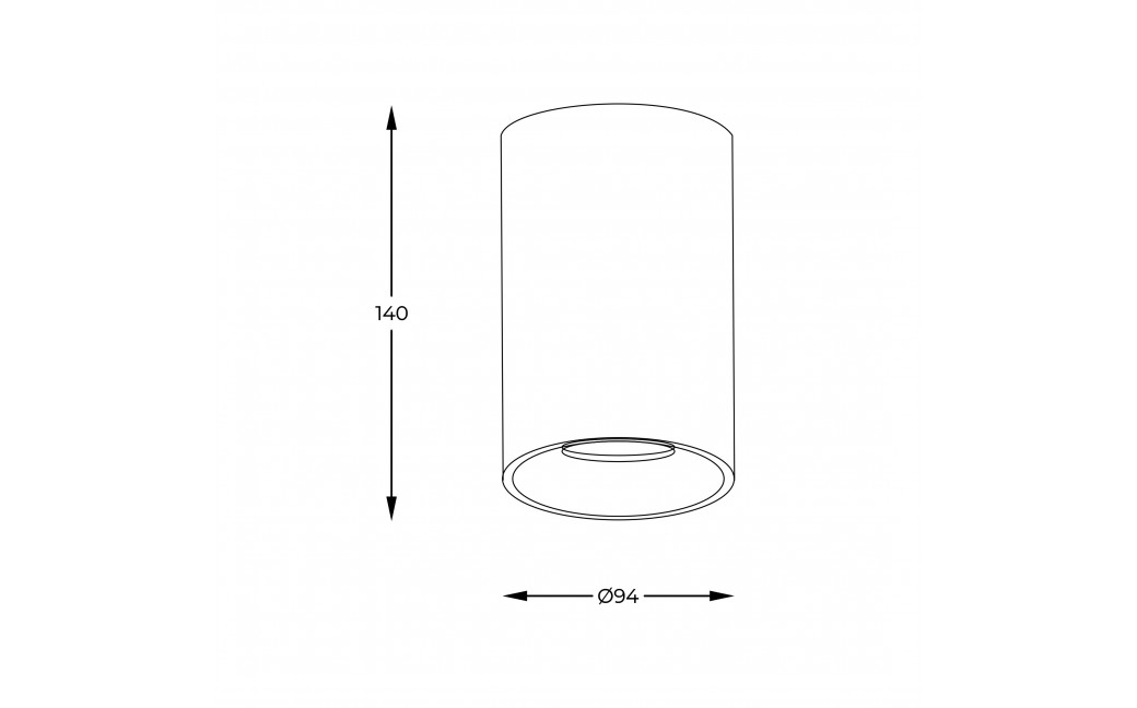 Zuma Line Deep Spot 89313-N czarny