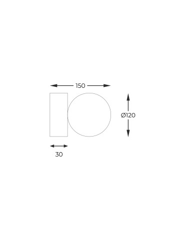 Zuma Line Ali Wall Lamp Black 5647 - product 2