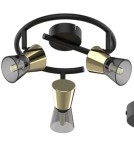 Spotlight ceiling lamps - Zuma Line Cento Ceiling Lamp TK220532-3RBG matte black. - product 2