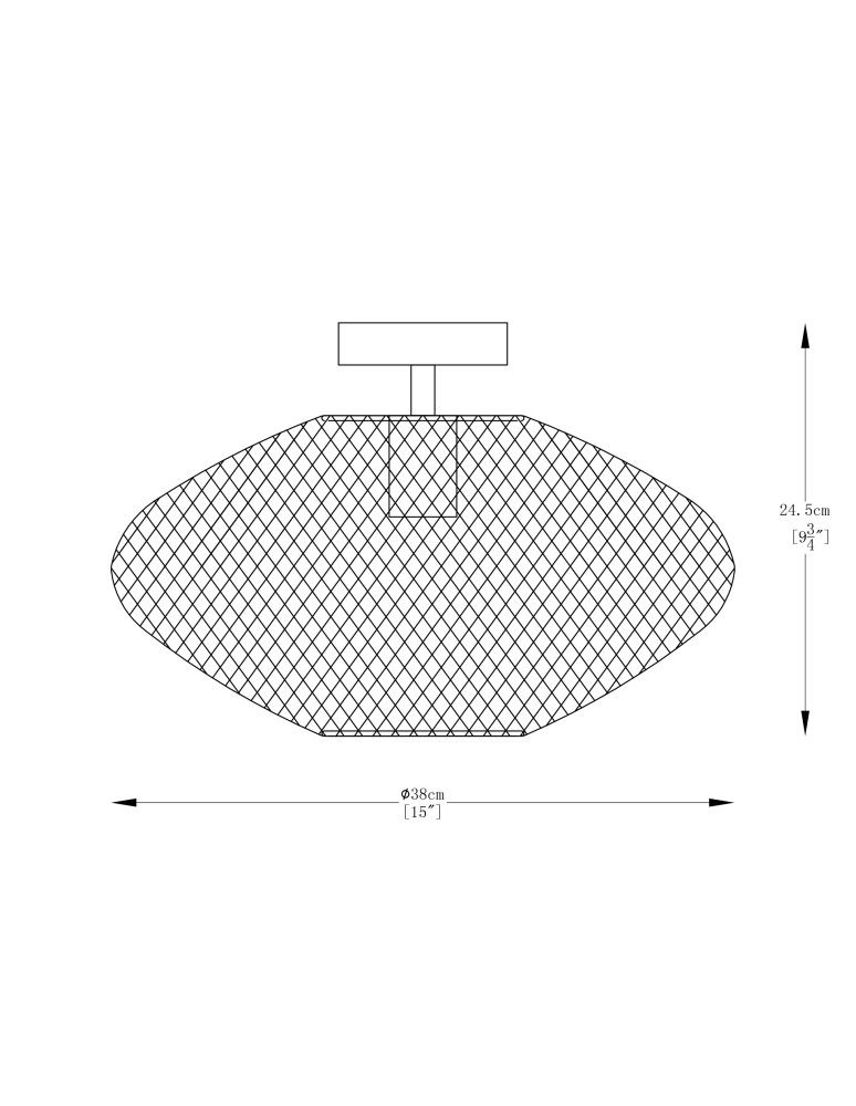 Single ceiling lamps - Zuma Line Orion Ceiling Lamp A8130 gold. - product kolory-swiatla.pl 2