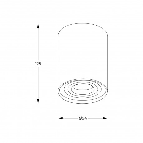 Zuma Line Rondoo Spot 94354-N złoty