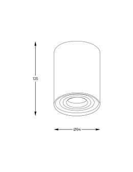 Zuma Line Rondoo Spot 94354-N złoty - produkt 2