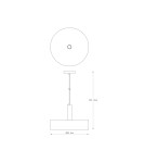 Industrial pendant lamps - Zuma Line Leo Pendant Lamp A8133XL matte black - product 4