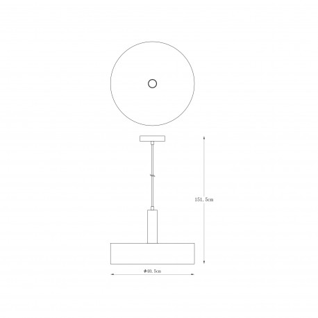 Zuma Line Leo Lampa Wisząca A8133XL czarny mat