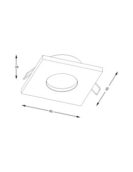 Zuma Line Chipo Spot ARGU10-031-N biały - produkt 2