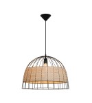 Boho pendant lamps - Zuma Line Boho Pendant Lamp Natural&Black/Natural&Black P21074-D50. - product 2