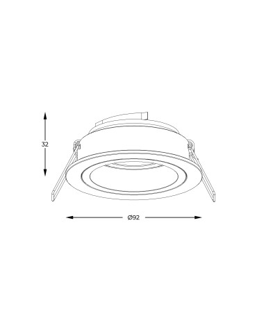 Zuma Line Chuck Spot 92699-N biały - produkt 2