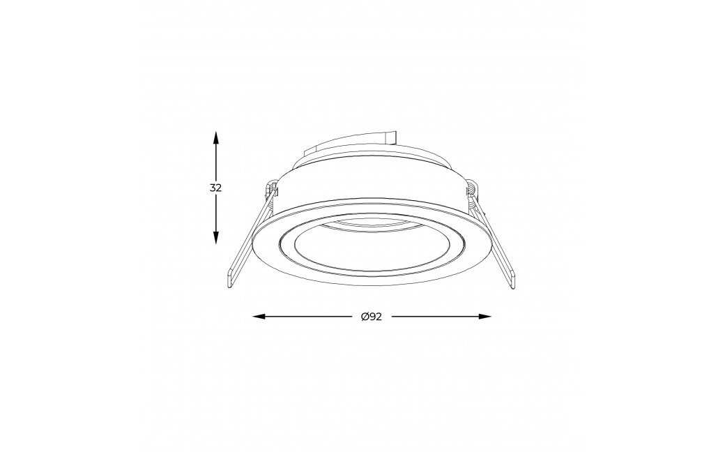 Zuma Line Chuck Spot 92699-N biały