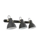 Triple wall lamps - Zuma Line Delta Wall lamp A6004S-3A matte black - product 2
