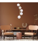 Pendant lamps spheres - Zuma Line Ali Pendant Lamp Black / Gold 5640 - product 2