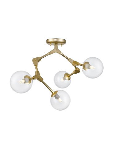 Zuma Line Deimos Lampa Sufitowa C0462-04F-U8AC złoty mat - produkt 2