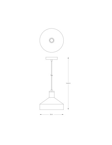 Zuma Line Sigma Pendant Lamp A8016L matte black - product 2